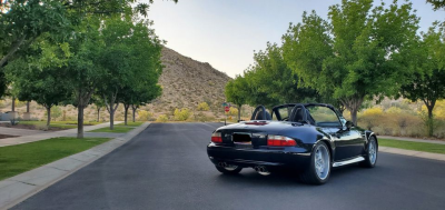 2000 BMW M Roadster in Cosmos Black Metallic over Black Nappa