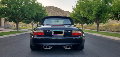 2000 BMW M Roadster in Cosmos Black Metallic over Black Nappa