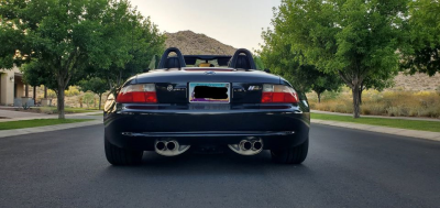 2000 BMW M Roadster in Cosmos Black Metallic over Black Nappa