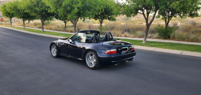 2000 BMW M Roadster in Cosmos Black Metallic over Black Nappa