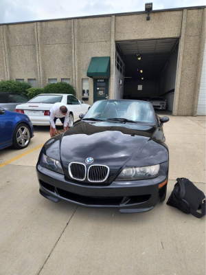 2000 BMW M Roadster in Cosmos Black Metallic over Dark Gray & Black Nappa