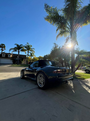 2000 BMW M Roadster in Cosmos Black Metallic over Black Nappa