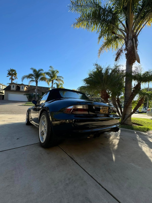 2000 BMW M Roadster in Cosmos Black Metallic over Black Nappa