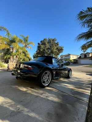 2000 BMW M Roadster in Cosmos Black Metallic over Black Nappa