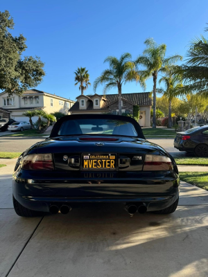 2000 BMW M Roadster in Cosmos Black Metallic over Black Nappa