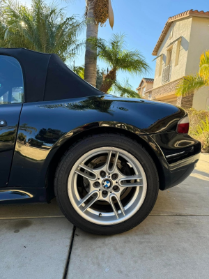 2000 BMW M Roadster in Cosmos Black Metallic over Black Nappa