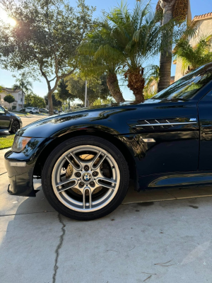 2000 BMW M Roadster in Cosmos Black Metallic over Black Nappa