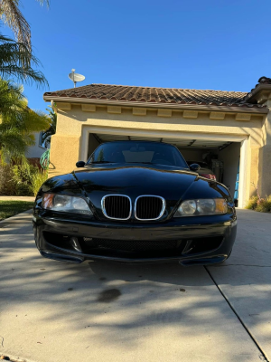 2000 BMW M Roadster in Cosmos Black Metallic over Black Nappa