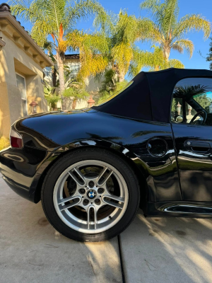 2000 BMW M Roadster in Cosmos Black Metallic over Black Nappa