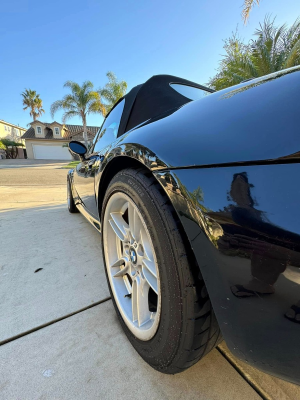 2000 BMW M Roadster in Cosmos Black Metallic over Black Nappa