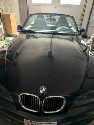 2000 BMW M Roadster in Cosmos Black Metallic over Black Nappa