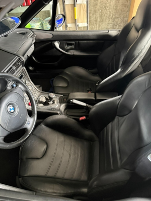 2000 BMW M Roadster in Cosmos Black Metallic over Black Nappa