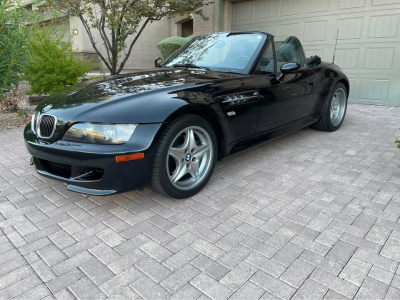 2000 BMW M Roadster in Cosmos Black Metallic over Black Nappa