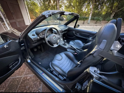 2000 BMW M Roadster in Cosmos Black Metallic over Black Nappa