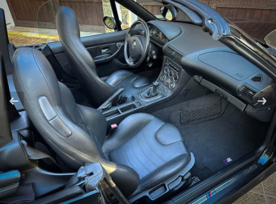 2000 BMW M Roadster in Cosmos Black Metallic over Black Nappa