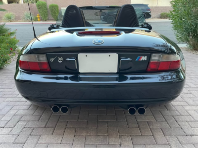 2000 BMW M Roadster in Cosmos Black Metallic over Black Nappa