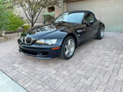 2000 BMW M Roadster in Cosmos Black Metallic over Black Nappa