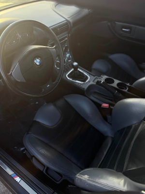 2000 BMW M Roadster in Cosmos Black Metallic over Dark Gray & Black Nappa