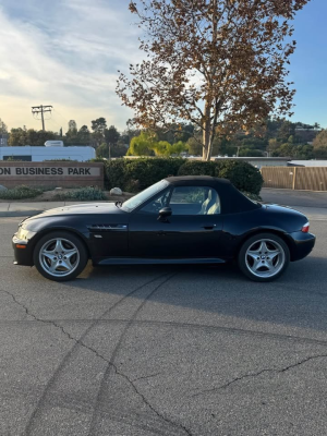 2000 BMW M Roadster in Cosmos Black Metallic over Dark Gray & Black Nappa