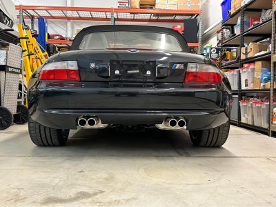 2000 BMW M Roadster in Cosmos Black Metallic over Black Nappa