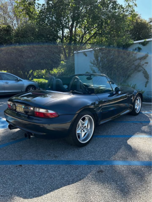 2000 BMW M Roadster in Cosmos Black Metallic over Black Nappa