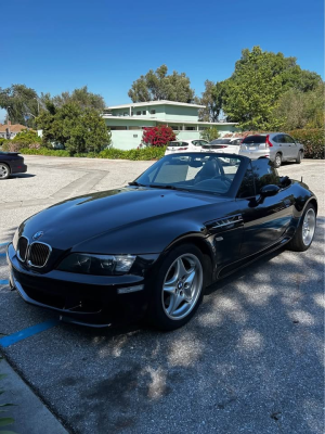 2000 BMW M Roadster in Cosmos Black Metallic over Black Nappa