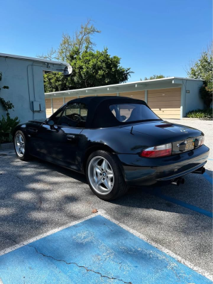 2000 BMW M Roadster in Cosmos Black Metallic over Black Nappa