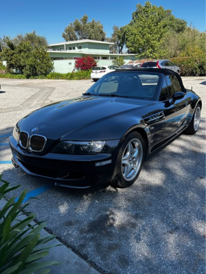 2000 BMW M Roadster in Cosmos Black Metallic over Black Nappa