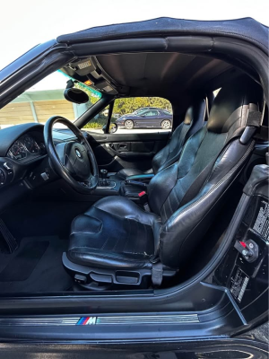 2000 BMW M Roadster in Cosmos Black Metallic over Black Nappa
