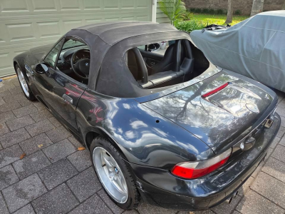 2000 BMW M Roadster in Cosmos Black Metallic over Black Nappa