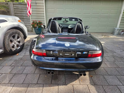 2000 BMW M Roadster in Cosmos Black Metallic over Black Nappa