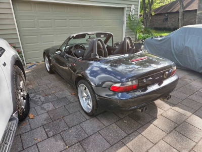 2000 BMW M Roadster in Cosmos Black Metallic over Black Nappa