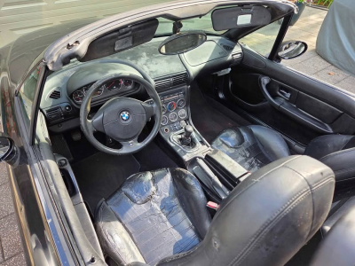 2000 BMW M Roadster in Cosmos Black Metallic over Black Nappa