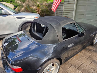 2000 BMW M Roadster in Cosmos Black Metallic over Black Nappa