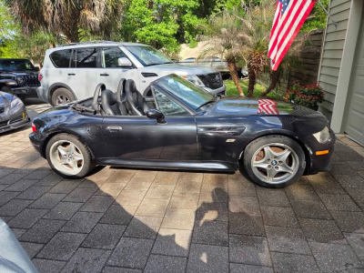 2000 BMW M Roadster in Cosmos Black Metallic over Black Nappa