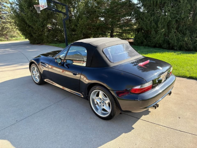 2000 BMW M Roadster in Cosmos Black Metallic over Black Nappa