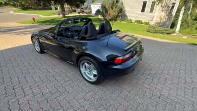 2000 BMW M Roadster in Cosmos Black Metallic over Black Nappa