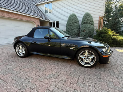 2000 BMW M Roadster in Cosmos Black Metallic over Black Nappa