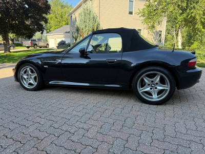 2000 BMW M Roadster in Cosmos Black Metallic over Black Nappa