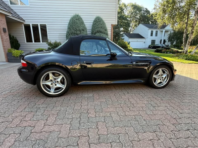 2000 BMW M Roadster in Cosmos Black Metallic over Black Nappa