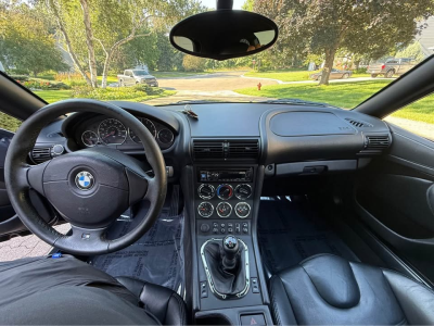 2000 BMW M Roadster in Cosmos Black Metallic over Black Nappa