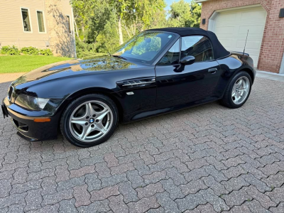 2000 BMW M Roadster in Cosmos Black Metallic over Black Nappa