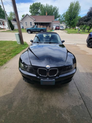 2000 BMW M Roadster in Cosmos Black Metallic over Black Nappa