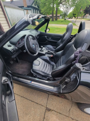 2000 BMW M Roadster in Cosmos Black Metallic over Black Nappa