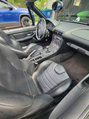 2000 BMW M Roadster in Cosmos Black Metallic over Black Nappa