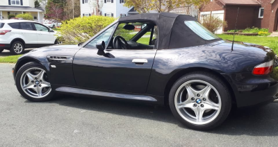 2000 BMW M Roadster in Cosmos Black Metallic over Black Nappa