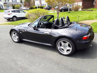 2000 BMW M Roadster in Cosmos Black Metallic over Black Nappa