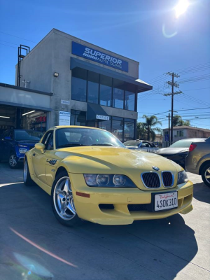 2000 BMW M Roadster in Dakar Yellow 2 over Black Nappa