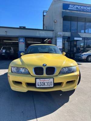 2000 BMW M Roadster in Dakar Yellow 2 over Black Nappa