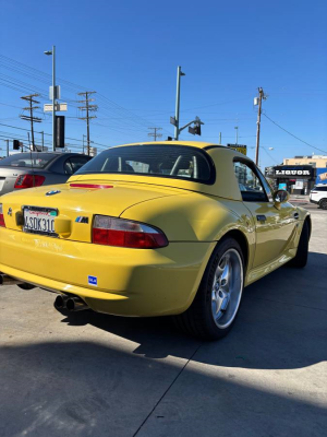2000 BMW M Roadster in Dakar Yellow 2 over Black Nappa